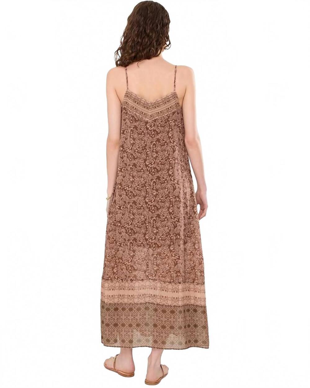 NEW SANCTUARY coastal v neck maxi dress in clay - Picture 3 of 5